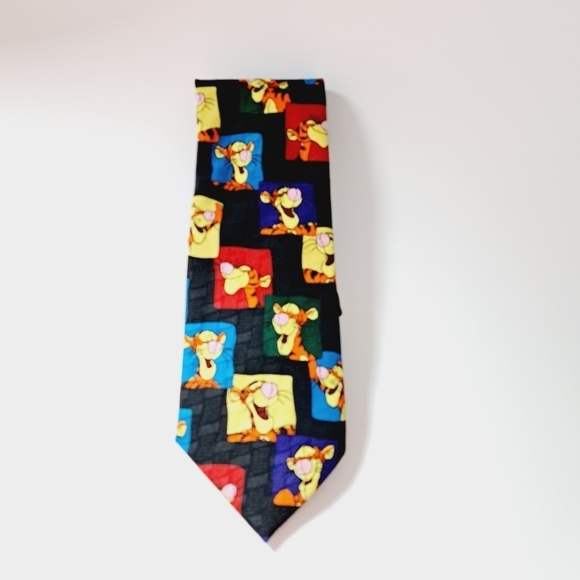 Disney Vintage Winnie The Pooh Tigger Novelty Fun Tie - Picture 6 of 6